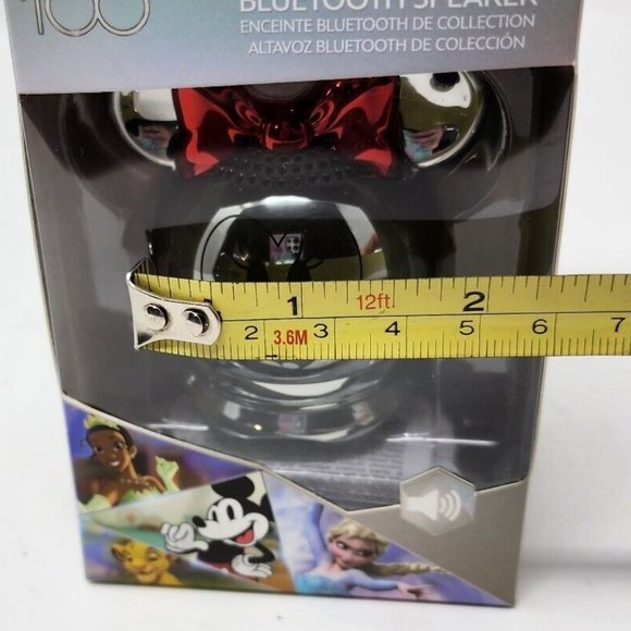 Disney 100 Minnie Mouse Bitty Boomers Mini Collectible Bluetooth Speaker New - Picture 8 of 10
